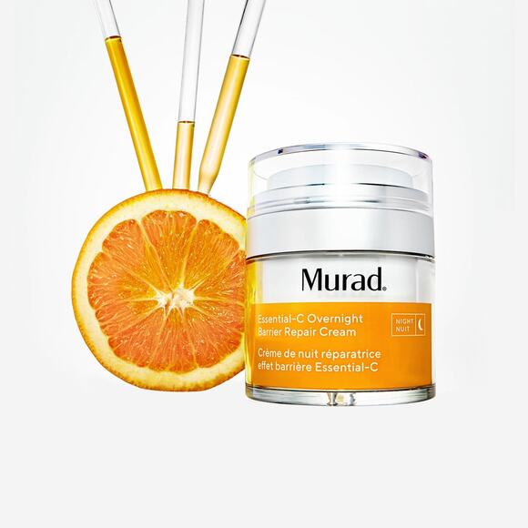 NIB Murad Essential Vitamin C Overnight Barrier Repair Cream Full Size 1.7 oz - Picture 1 of 9